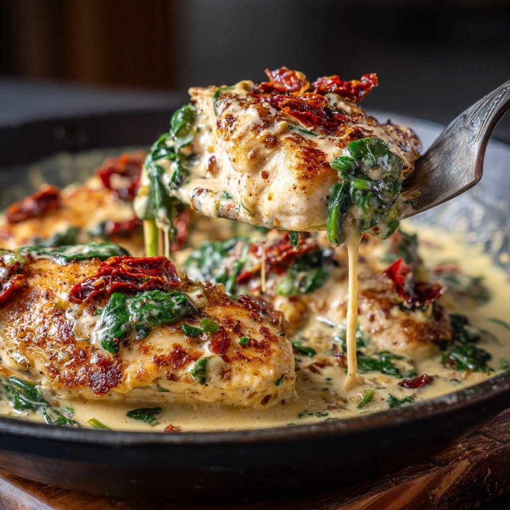 Creamy Tuscan Chicken Skillet