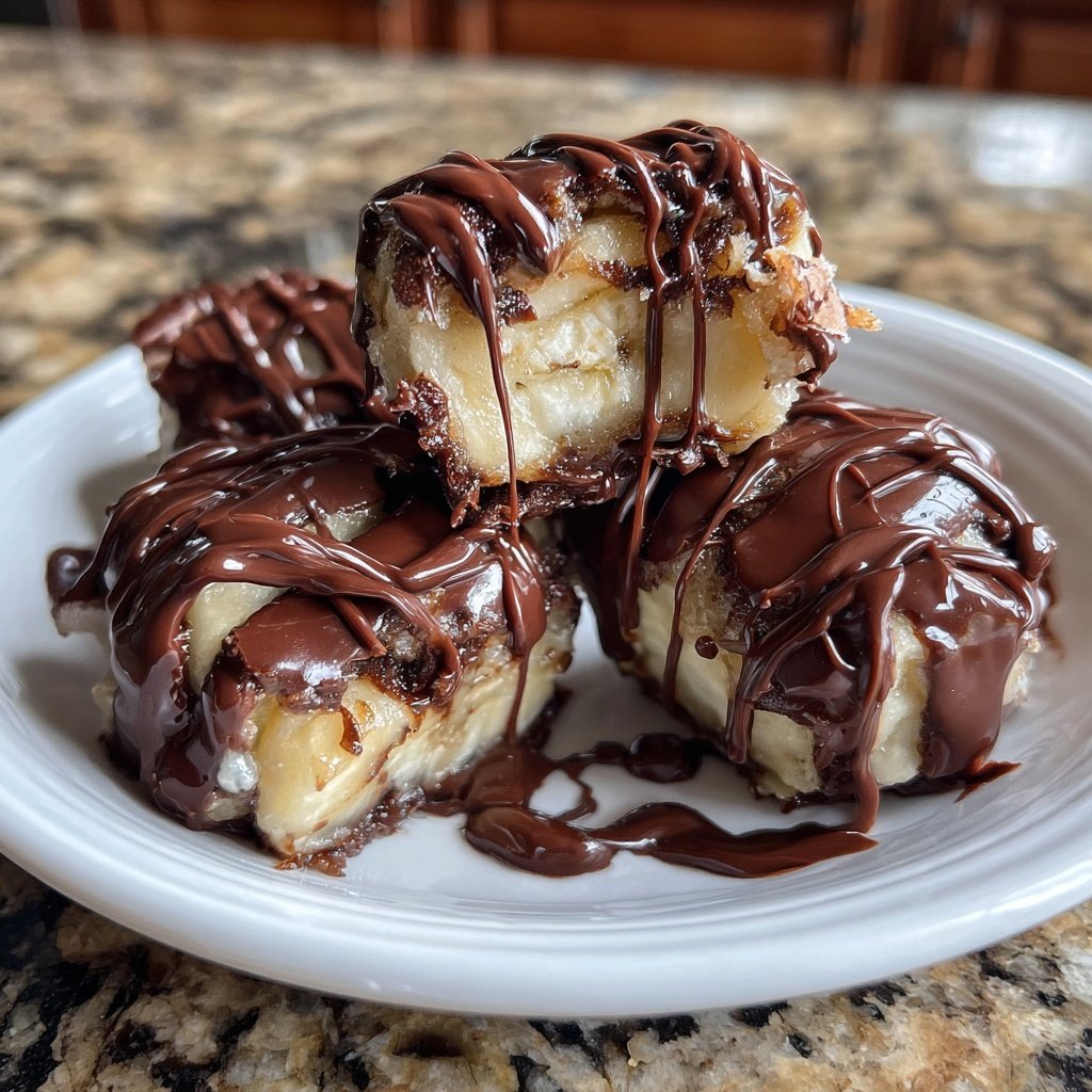 Super Bowl Desserts Chocolate Banana Bites