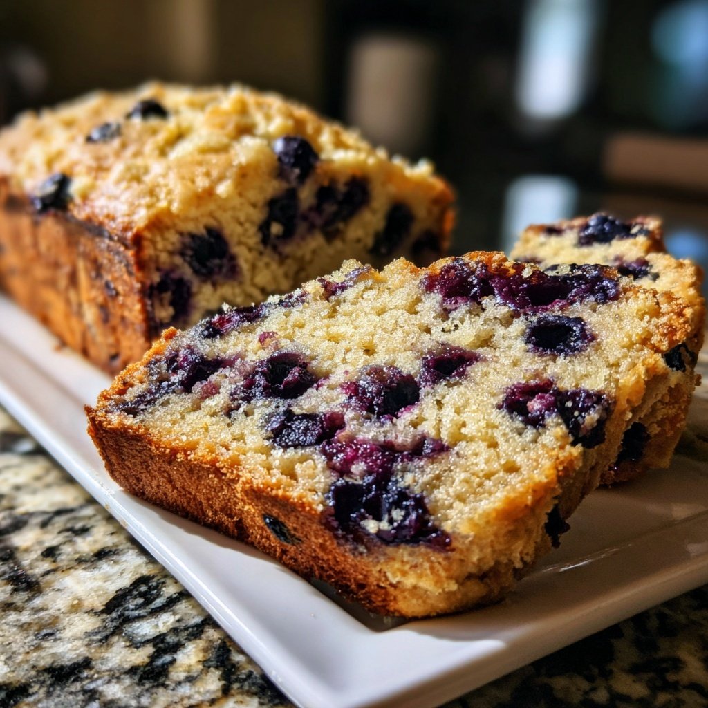 Blueberry Lemon Yogurt Bread