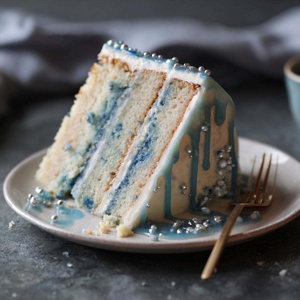 Minimal Pisces Celebration Cake