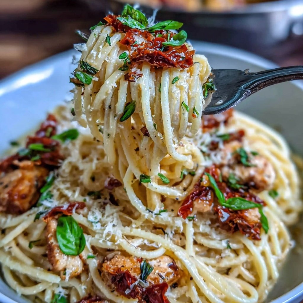 Chicken Pasta With Sun Dried Tomatoes