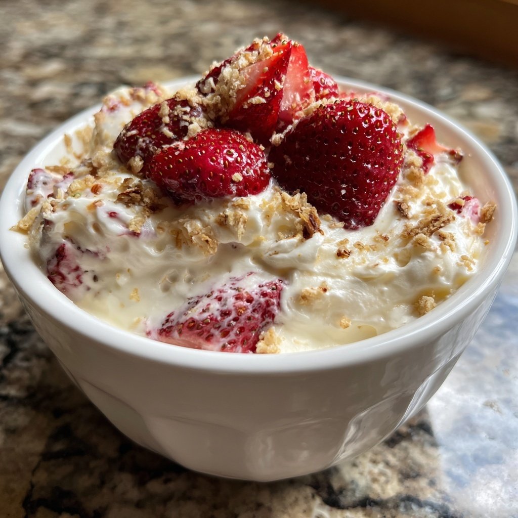 Strawberry Cheesecake Yogurt Bowl