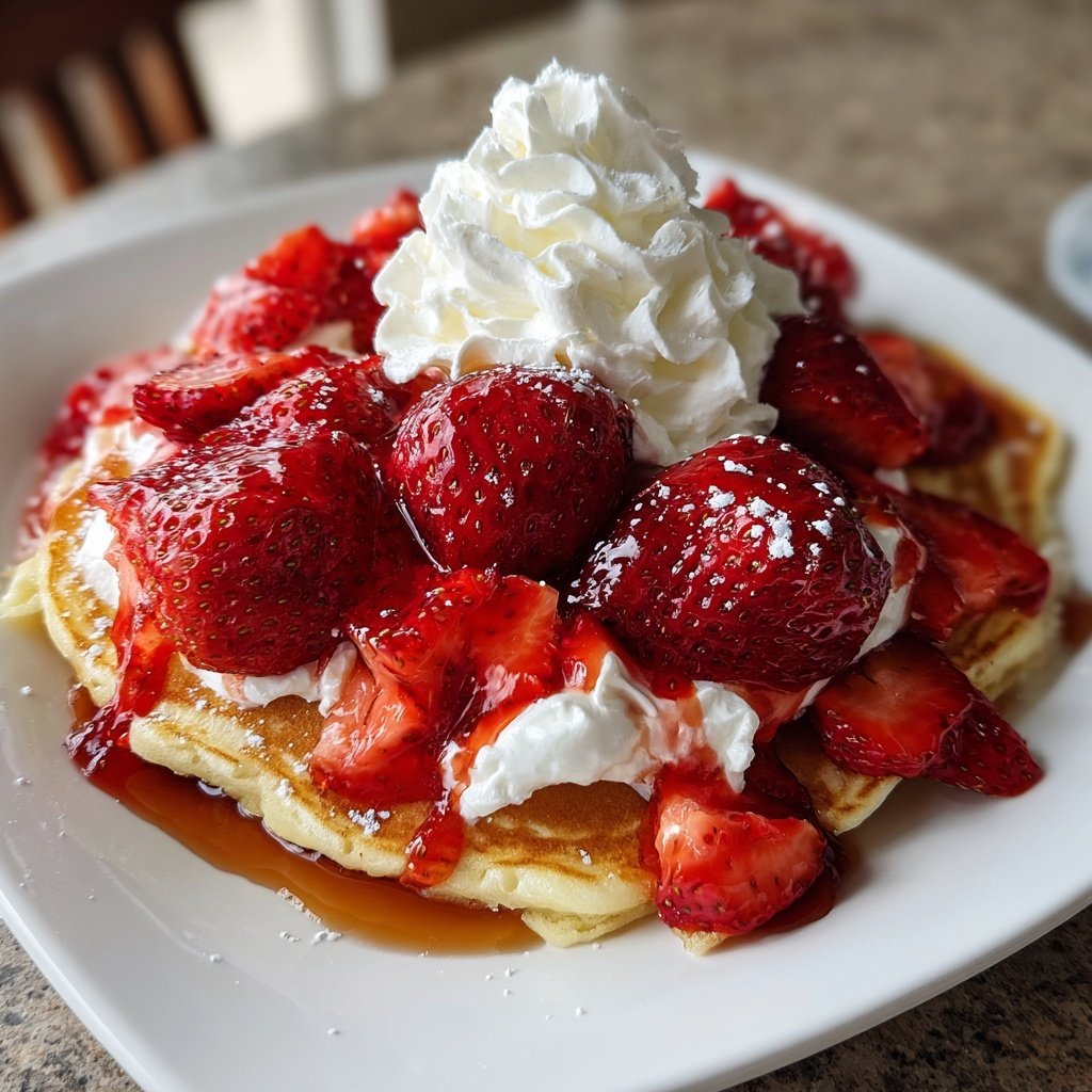 Fresh Strawberry Pancake Topping