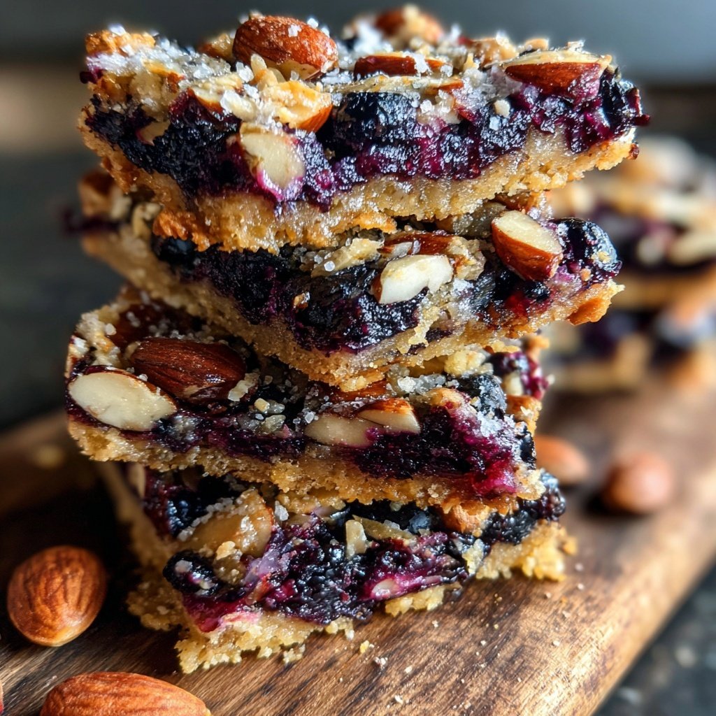 Blueberry Almond Breakfast Bars