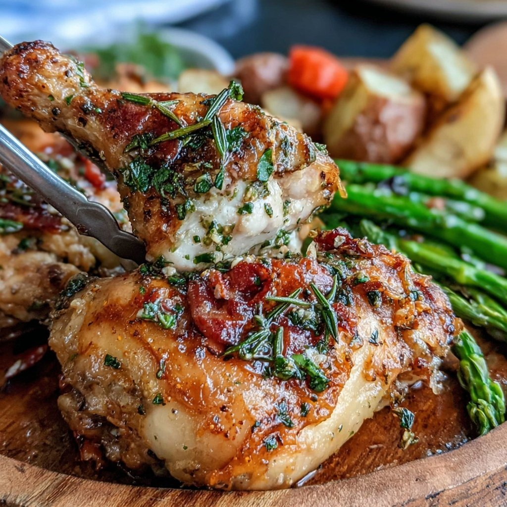 Drumstick Chicken With Lemon Herb Marinade