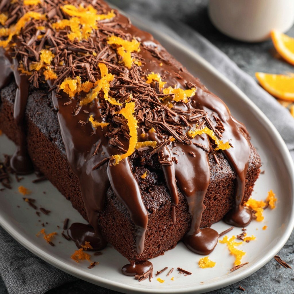 Chocolate Orange Sheet Cake