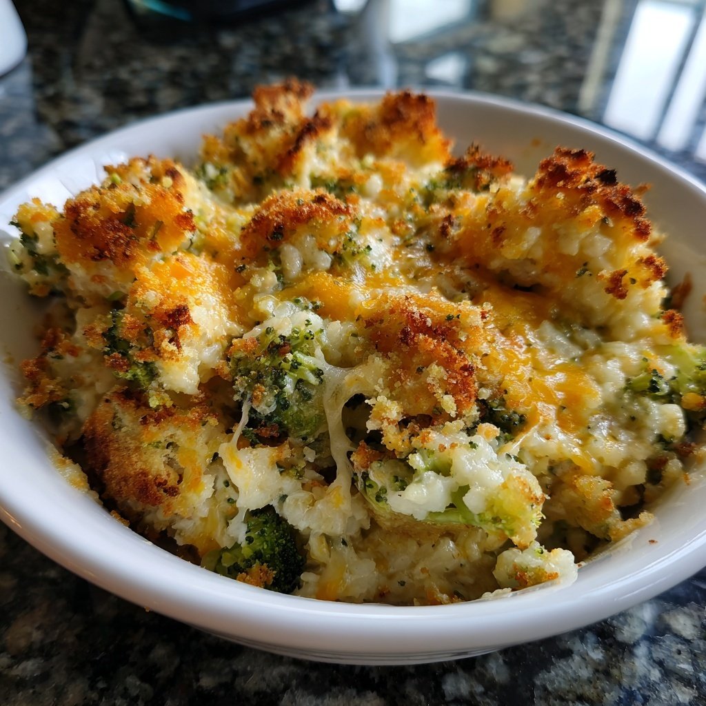 Sunday Baked Creamy Broccoli Rice