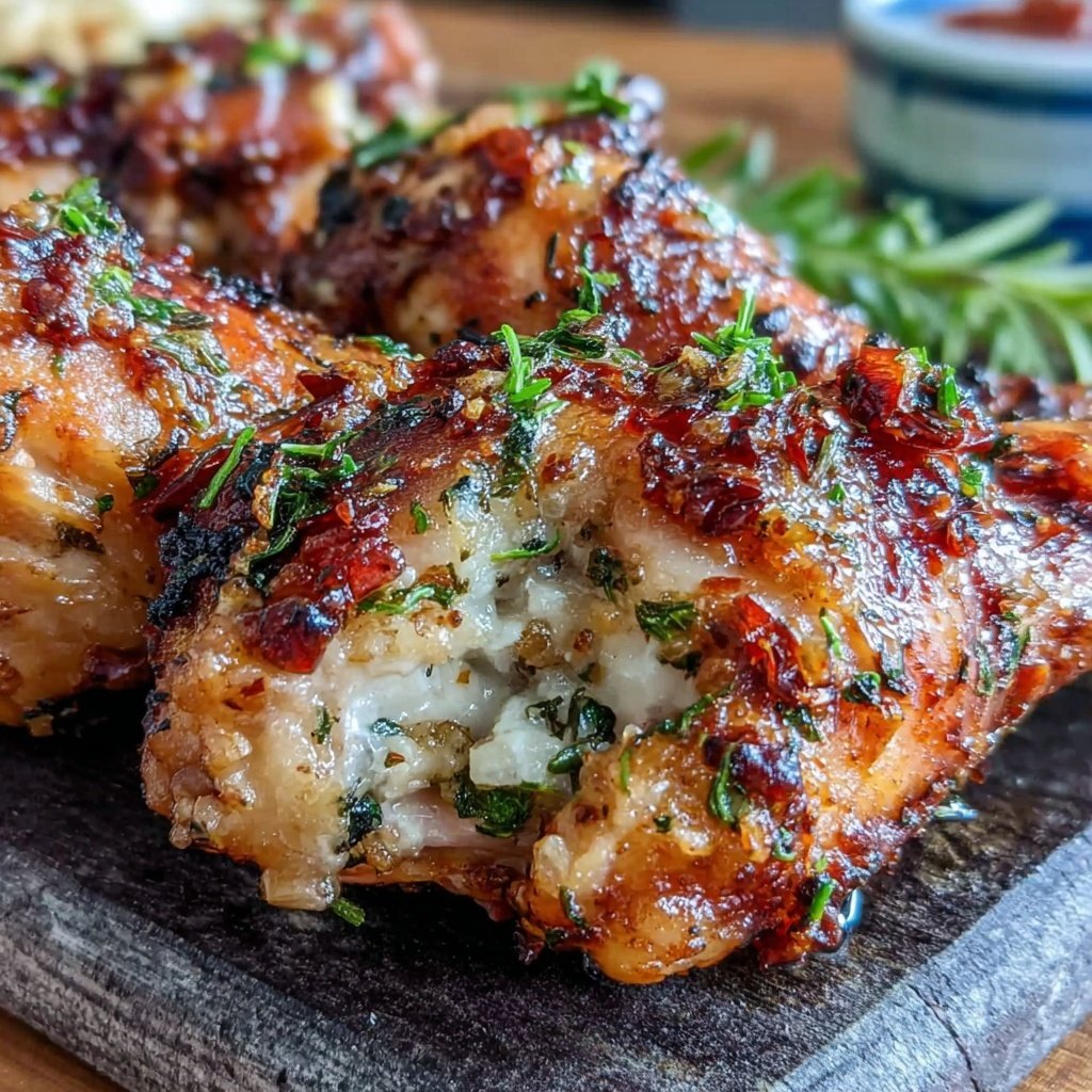 Drumstick Chicken With Garlic Parmesan
