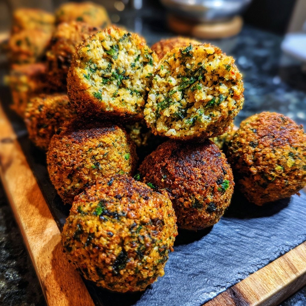 Super Bowl Party Food Baked Falafel Bites