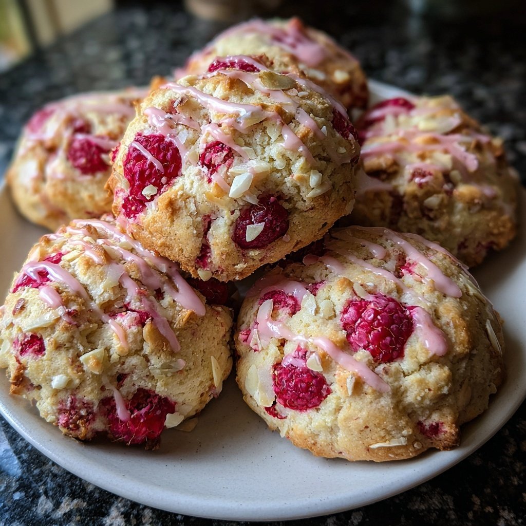 Valentines Treats Raspberry Almond Cookies