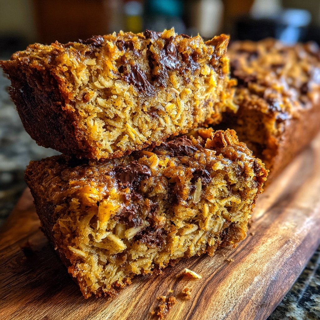 Chocolate Orange Oat Snack Loaf