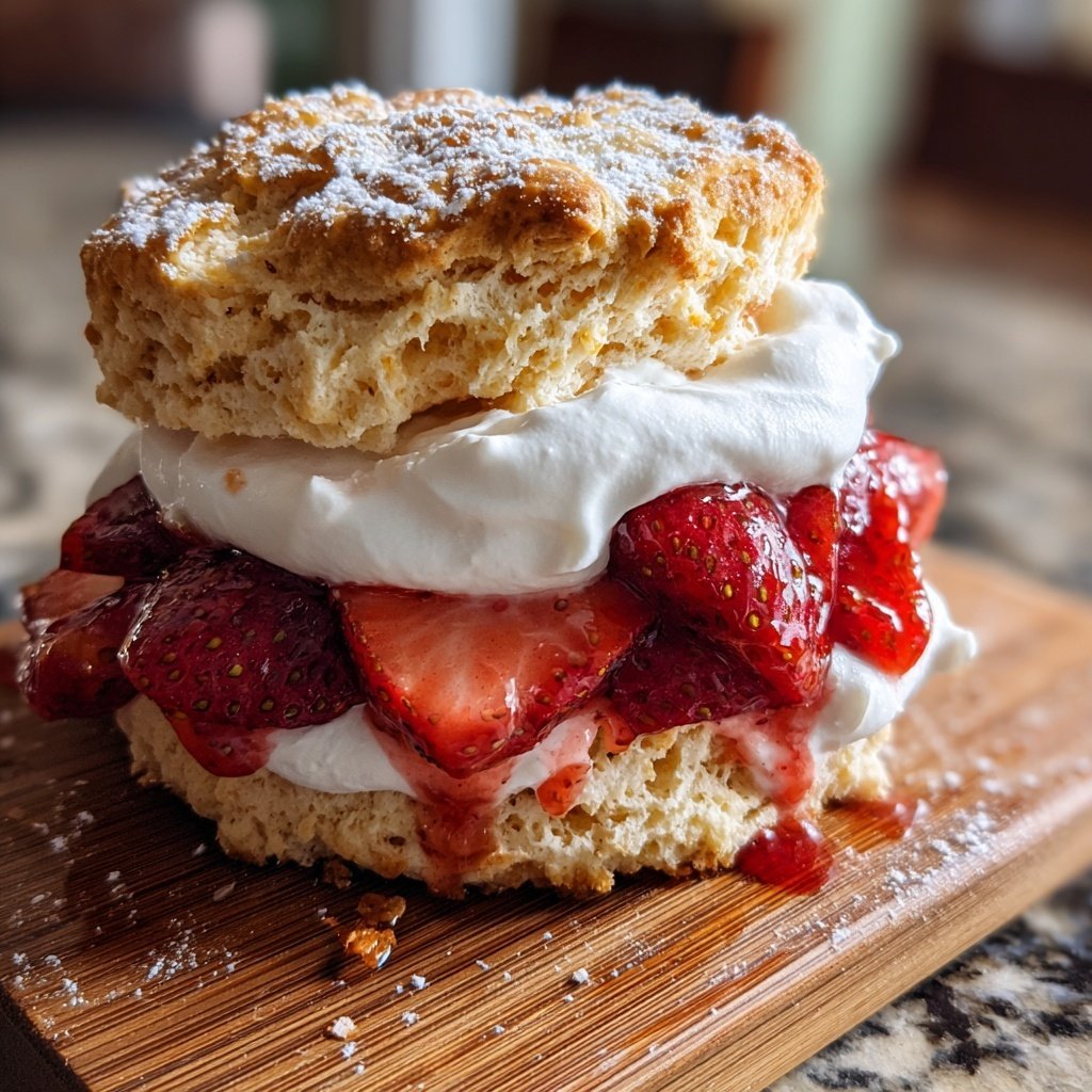 Strawberry Biscuit Shortcake